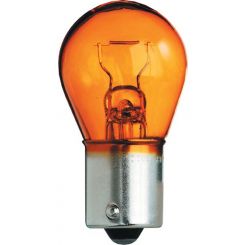 Tungsram Pack 10 Bayonet Py21W 12V 21W Bau15S Amber Globe