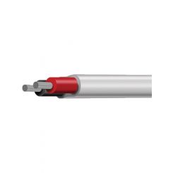 Tyree Cable 2mm Twin Sheath Marine 100M White Sheath