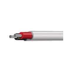 Tyree Cable Red/Blk 4mm Twin Core Marine 50M Twin Sheath White