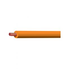 Tyree Cable Orange 5.0mm Single Core 30M 25 Amp Rating 90 Deg