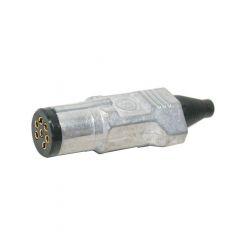 Utilux Trailer Plug 7P Small Round Metal