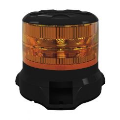 Weldex 35W LED Hd Beacon Amber Flat Base 9-36V Ip69K Black