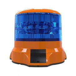 Weldex 35W LED Hd Beacon Blue Flat Base 9-36V Ip69K Orange