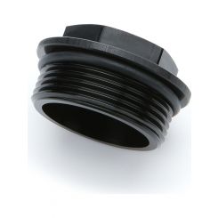 Aeromotive Fitting Plug 20 AN O-Ring Hex Head Aluminum Black
