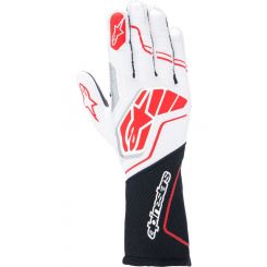 Alpinestars Gloves Tech-1 ZX V4 Black/White/Red 2X-Large