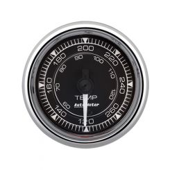 Auto Meter 2/16 Chrono Chrome Gauge Temp - 120-280 Degree