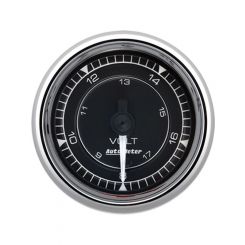 Auto Meter 2/16 Chrono Chrome Gauge Voltmeter 18-Volt