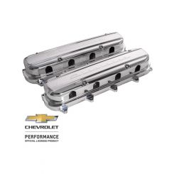 Billet Specialties Valve Covers Gen V LT Chevrolet Script Pol.