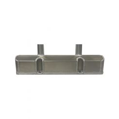 Champ Pans Valve Cover Tall Breather Tubes Fabricated Natural SBC