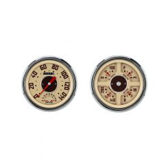 Classic Instruments Gauge Kit Fits 47-53 Chevy Truck Quad Gauge