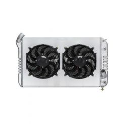 Cold Case Radiator w/ 12in Dual Fan Kit Fits 69-72 Corvette