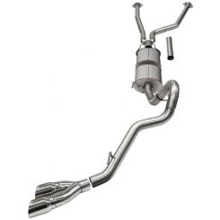 Corsa Cat Back Exhaust Fits 22-24 Toyota Tundra Fullsize Truck 3.4L