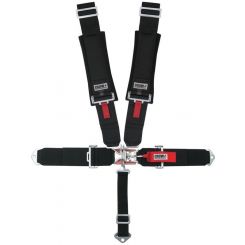 Crow Enterprizes 2X2 5-Way Latch & Link Harness BI/W/A Lap Belt