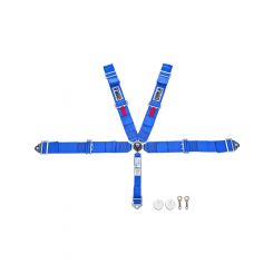 Crow Enterprizes 5-Way 3in Kam Lock 52in Lap Belt Pull-Up Clip-i