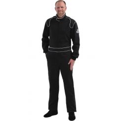 Crow Driving Suit SFI 3.2A/1 Single Layer Proban Black Medium