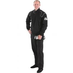 Crow Driving Suit SFI 3.2A/1 Single Layer Proban Black Large