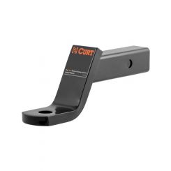 Curt Ball Mount Hitch 2in Hitch 8.25in 4in Drop 7500lb Steel Black