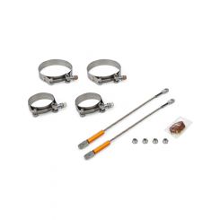 Drag Race 10in Premium Tether Set 2.125 Primary/3.500 Clamp
