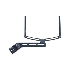 Drag Race Dial-In Board Bracket Clamp-On 1-3/4in Tube Aluminum Black