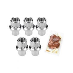 Drag Race Billet Aluminum 12pt Lug Nuts 1/2-20in 0.710in Polished