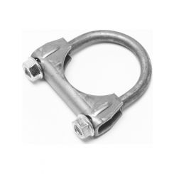 Dynomax Exhaust Clamp U-Clamp 1.75 in Diameter Steel Natural