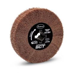 Eastwood Sanding Wheel Contour SCT 4.5 in OD 3/4 in Keyed Shaft 240 Grit
