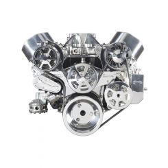 Eddie Motorsports Pulley Kit 6-Rib Serpentine Aluminum BBC Kit