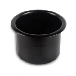 Eddie Motorsports Cup Holder Insert Single Cup Aluminum Black