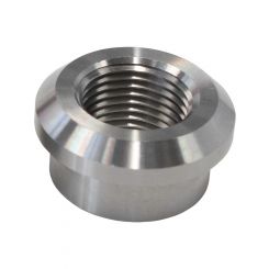 Aeroflow Stainless Steel Weld-On Female NPT Fitting 3/8 Inch NPT
