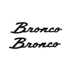 Ford Performance 21 -24 Bronco Classic Script Fender Badge Kit