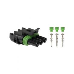 Fueltech Electrical Connector Weather Pack Sealed 3 Pin Female