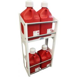 Hepfner Utility Jug Rack 6 Bay 30.25x44x12in White