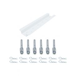 Hepfner Racing Shock Rack Wall Mounts Double 15in White