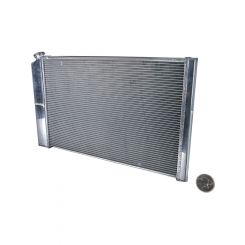 Holley Radiator Frostbite 33in Wx20.25in Hx2.2in D Passenger Side Inlet
