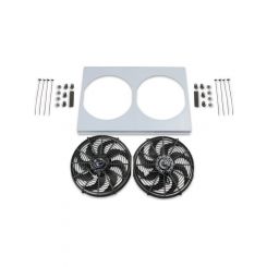 Holley Electric Cooling Fan Frostbite Dual 14in Fans Puller 1800 CFM