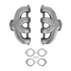 Hooker Exhaust Manifold Center Dump 2.5in Out Cast Iron For GM LT Pair
