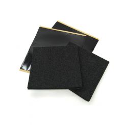 Hushmat Heat & Sound Barrier Two 8x7in & 10x10in Sheets Black Kit
