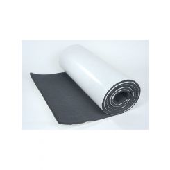 Hushmat Heat and Sound Barrier 24in W x 10ft Roll 1/2in Thick Foam Black