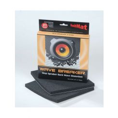 Hushmat Heat & Sound Barrier Wave Breaker 8x8in Pad Black Pair
