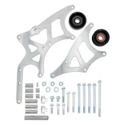 ICT Billet Alternator Bracket Driver Side High Mount Block