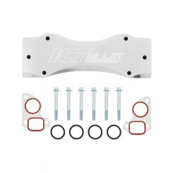 ICT Billet Manifold LS Water 16 AN Female Inlet Fits GM LS