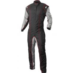 K1 Racegear 1-Piece Suit Karting GK2 Adult X-Large Black/Red