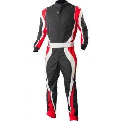 K1 Racegear 1-Piece Suit Karting SP1 Youth 2X-Small Black/Red