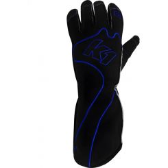 K1 Racegear Gloves Karting RS1 Youth X-Small Black/Blue