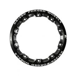 Keizer Beadlock Ring Aluminum Black Keizer 10 in Wheels