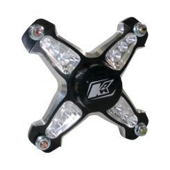 Keizer Wheel Hub Front Driver Side 4 Pin Direct Mount Bearings Black