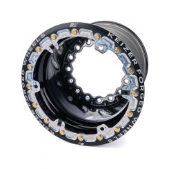Keizer Wheel 15 x 14in 5.000in BS Wide 5 PCD Beadlock Black