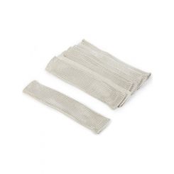 Kool Mat Spark Plug Boot Sleeve KoolSox 8in Braided Silver Set of 8