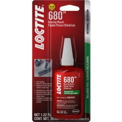 Loctite Thread Locker Bearing Mount 680 1.22 oz Bottle Green