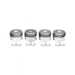 Mahle Piston Set w/Rings Fits GM 6.6L Duramax LH 4 Pack